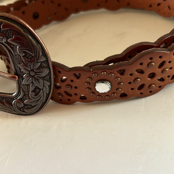 Studded Leather Belt - Picture 6 of 7